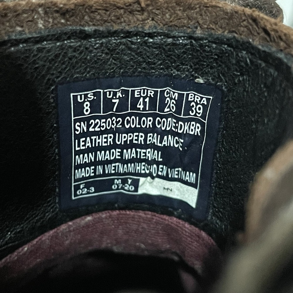 Mark Nason Los Angeles Leather Chukka Boots Dark Brown Side Zip Men's 8 SN225032 - Picture 6 of 8